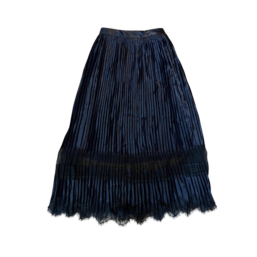 Pleated Midi Skirt